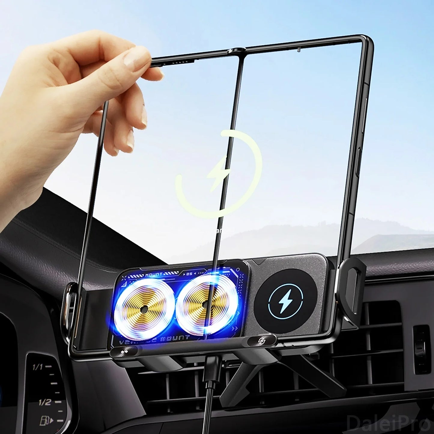 PowerGrip™️ – Der smarte Auto-Handyhalter